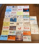 QSL/Post Card Lot of 40 Ham Radio Vintage Collectible - all from USA - #2 - $209.21 MXN