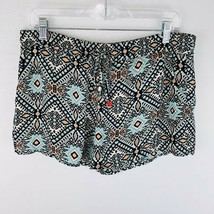 Anthropologie Elevenses Womens XS Tribal Print High Waist Casual Shorts - £17.97 GBP