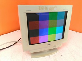Defective Sony Trinitron Multiscan 110GS CPD-110GS 15&quot; CRT Monitor AS-IS - £119.35 GBP