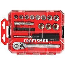 CRAFTSMAN Socket Set, Nano Metric, 3/8-Inch Drive, 24-Piece (CMMT12011) - $961.83 MXN