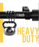 Kamanina 1 Inch Curtain Rod Single Drapery Rod 66-144 Inches(5.5-23 Ft) ... - $562.22 MXN