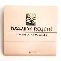 Hawaiian Regent Hotel Vintage Matchbook Emerald Of Waikiki Unstruck E34m6 - $19.99
