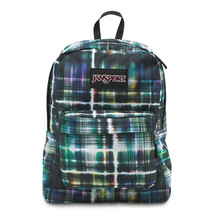 NWT Jansport Superbreak Student Backpack - Black/Multi Short Circuit - £28.14 GBP