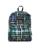 NWT Jansport Superbreak Student Backpack - Black/Multi Short Circuit - £27.89 GBP