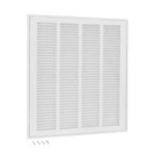 EZ-FLO 16 in. x 20 in. Ceiling Wall Steel Return Air Filter Grille White 61631 - £20.49 GBP