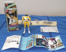 Denshi Sentai Denziman Yellow Denjiman Popy GB-16 1980 Japan Power Rangers - £195.84 GBP