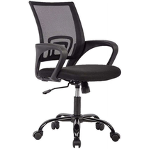 Ergonomic Office Chair, Lumbar Support, Adjustable Height with Armrests ... - $55.93
