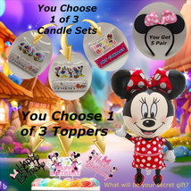 Large 3D Minnie Mouse Birthday Party Pack Pink Everything You Need - £18.96 GBP