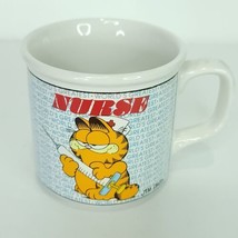 Vintage Garfield Worlds Greatest Nurse Coffee Cup Tea Mug Enesco Jim Davis - £17.80 GBP