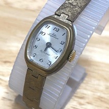 Vintage Jules Jurgensen 4056 Lady Gold Tone Barrel Hand-Wind Mechanical Watch - £14.62 GBP