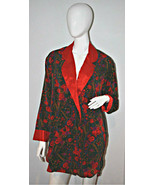 VICTORIA&#39;S SECRET Vintage TUXEDO Oversize PYJAMA Robe SLEEPWEAR Floral S - $1,307.19 MXN