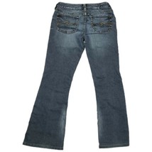 Silver Jeans Womens Aiko Bootcut Size 29 31 Blue Embroidery Distressed - £19.73 GBP