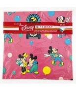 Vintage Wrapping Paper  Disney Mickey Minnie Dance Jukebox Rockin&#39; Gift ... - £9.90 GBP