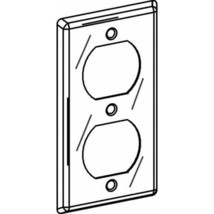 Orbit HBC-DR Electric Box Cover, Handy Box Steel - Duplex Receptacle - $0.39 CAD