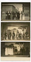 5 Theatre Production Real Photo Postcards AZO 1900&#39;s  - £35.54 GBP