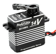 Powerhobby 8014MG 14v Programmable Waterproof High Voltage Brushless 3S ... - $116.83