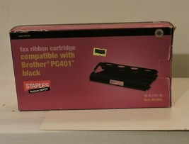 Fax Ribbon Cartridge For Brother PC401 Black New - $5.89