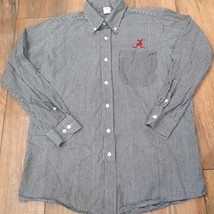 College World University of Alabama Button Down up dress Shirt sz M MEDI... - $40.65 CAD