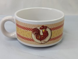 Soup Cup Bowl Rooster Houston Harvest - £6.31 GBP