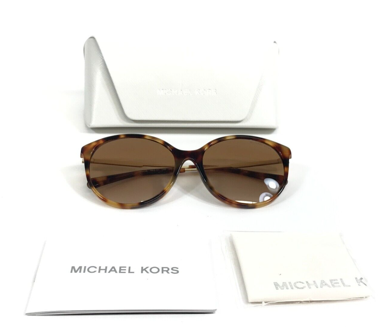 Michael Kors Sonnenbrille MK2168 Cruz Bay 39043B Bernstein Landschildkrö... - $54.44