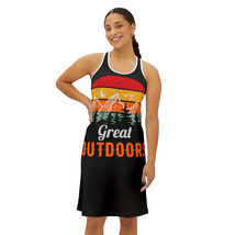 All-Over-Print Women&#39;s Racerback Dress: Comfort and Style in Every Wear - £36.46 GBP+