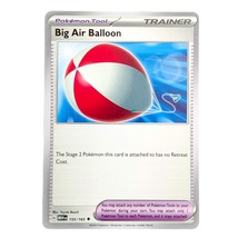 Scarlet &amp; Violet 151 Pokemon Card (SS20): Big Air Balloon 155/165 - £2.28 GBP