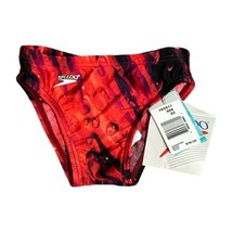 Speedo Swimwear Kids Youth Boys Red  Swim Briefs Size 22/ 4 Years Old New - £9.15 GBP