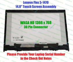 5D10N45603 Lenovo LCD Module Touch Screen Digitizer Bezel Assembly 81CW - £139.84 GBP