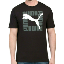 Nwt Puma Msrp $40.99 Out Of The Box Tee Men&#39;s Black Short Sleeve T-SHIRT Size L - £15.69 GBP