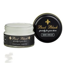 Boot Black Smooth Leather Shoe Cream 1919 - White Beige - £21.57 GBP