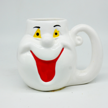 Halloween Terra Cotta Ghost Mug Hermitage Pottery 1998 Vintage - $197.56 MXN