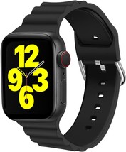 NEW Apple Watch Bands Compatible With Soft Silicone Sport Adjustable 38 / 40 - £7.00 GBP