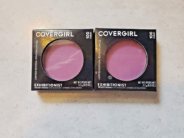 CoverGirl Exhibitionist Velvet Mono Eyeshadow Ltd Ed #100 Vibin&#39; 0.13oz Set Of 2 - £7.83 GBP