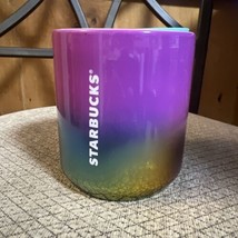 Starbucks Summer 2021 Purple Iridescent 8 Oz Ceramic Travel Mug with Lid - $11.36