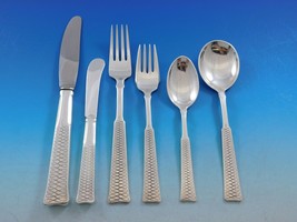 Eternity by Dragsted Danish Sterling Silver Flatware Set Service Denmark 81 pcs - $11,875.05