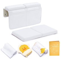 Extra-Thick Baby Bath Kneeling Pad And Elbow Rest Pad For Bathtub;, Whit... - £36.12 GBP
