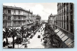 RPPC Street Vista Boulevard Gallieni Oran Algeria Cartolina F18 - £8.19 GBP