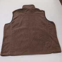 Stillwater Supply Co. Fleece Vest Jacket Men's Brown Mock Neck Full Zip Size XL image 15