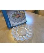 VTG INDIANA GLASS CRYSTAL HAPPENINGS EGG RELISH DISH IN BOX 11&quot;  - €11,80 EUR