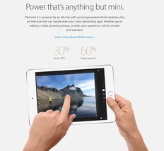 Apple iPad mini 4 Wi-Fi 128G 7.9inch Retina display ! - $849.95