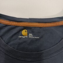 Carhartt K568 NVY Men's Blue Cotton T-Shirt Adult 2XL Graphic Tee Short Sleeve image 3