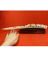 (wart-2) wolves attacking Warthogs of shed ANTLER figurine Bali detailed... - $6,148.36 MXN