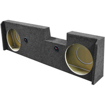 Qpower BQGMC1220144DOOR Dual 12&quot; Woofer Box For 2014 GM Crew Cab Under Seat - $176.99