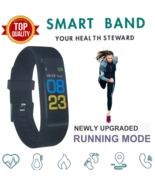 Bluetooth Smart Bracelet Heart Rate Monitor Watch Pedometer Tracker Sports - $183.19 MXN