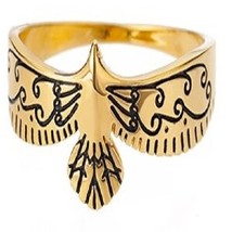 Goth Eagle Rings for Women Men, Stainless Steel Gold Silver Color Finger... - £19.57 GBP
