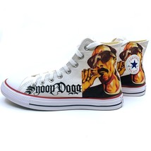 Snoop Dogg Fan Art Custom Hand Made Hi Top Converse Shoes - £78.62 GBP+