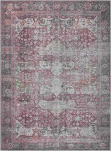 Size: 2&#39;7&quot; x 10&#39; Runner - Rust Elki Vintage Medallion Washable Area Carp... - $57.82
