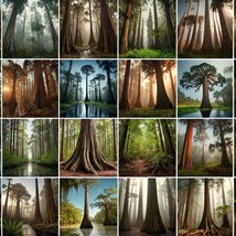 Cypress Tree Tunnel Photos Colauge In Digital  Art Download (Jpg) 1200x1... - $1.00