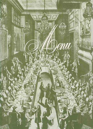 Primary image for Sopexa Cover Les Toques Blanches Parfum Dinner Menu Bel Air Bay Club 1989 Signed