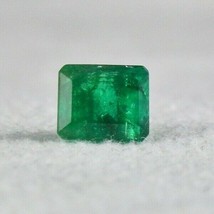 Rare Natural Untreated Zambian Emerald Octagon Cut 1.35 Ct Gemstone Ring Pendant - £451.70 GBP